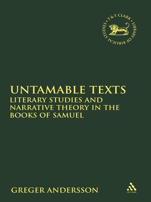 cover image of Untamable Texts